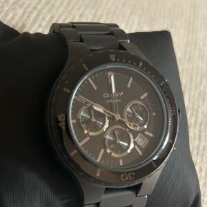 DKNY Black Ceramic Watch